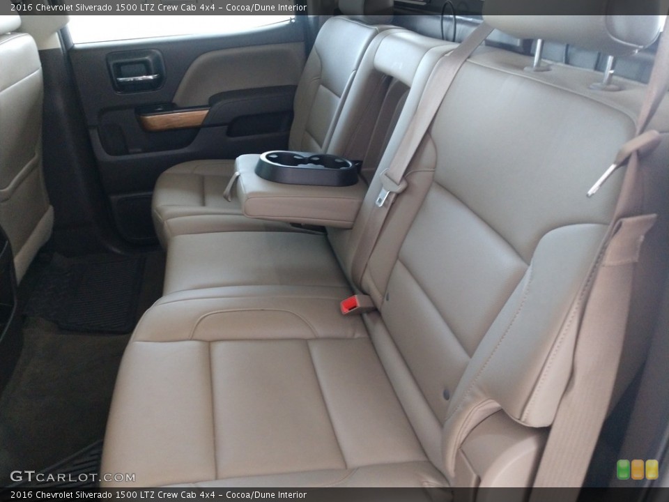 Cocoa/Dune Interior Rear Seat for the 2016 Chevrolet Silverado 1500 LTZ Crew Cab 4x4 #142657481