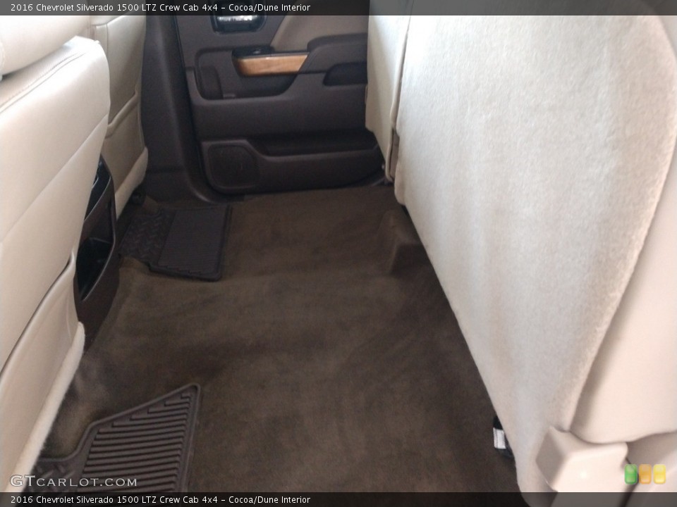 Cocoa/Dune Interior Rear Seat for the 2016 Chevrolet Silverado 1500 LTZ Crew Cab 4x4 #142657520