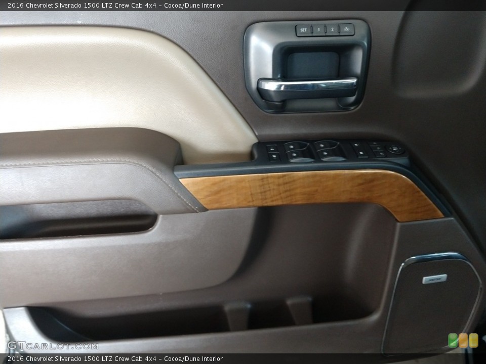 Cocoa/Dune Interior Door Panel for the 2016 Chevrolet Silverado 1500 LTZ Crew Cab 4x4 #142657589