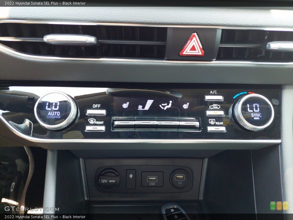 Black Interior Controls for the 2022 Hyundai Sonata SEL Plus #142657721