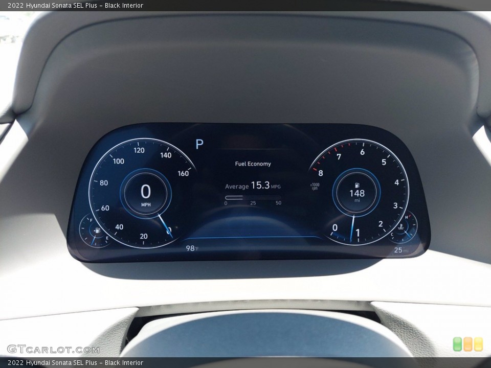 Black Interior Gauges for the 2022 Hyundai Sonata SEL Plus #142657772