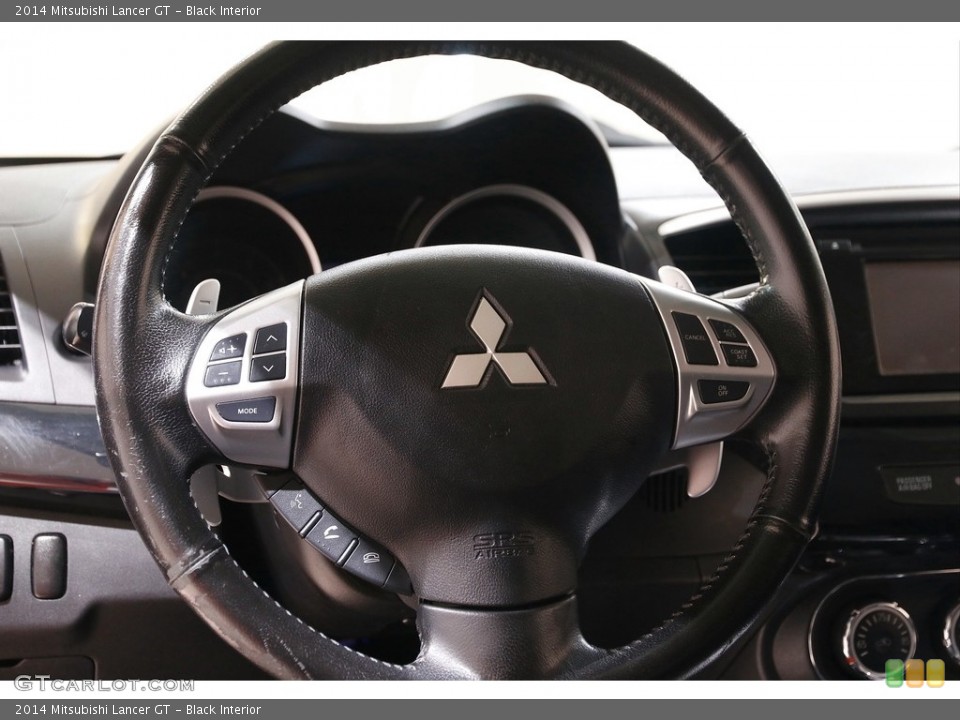 Black Interior Steering Wheel for the 2014 Mitsubishi Lancer GT #142661441