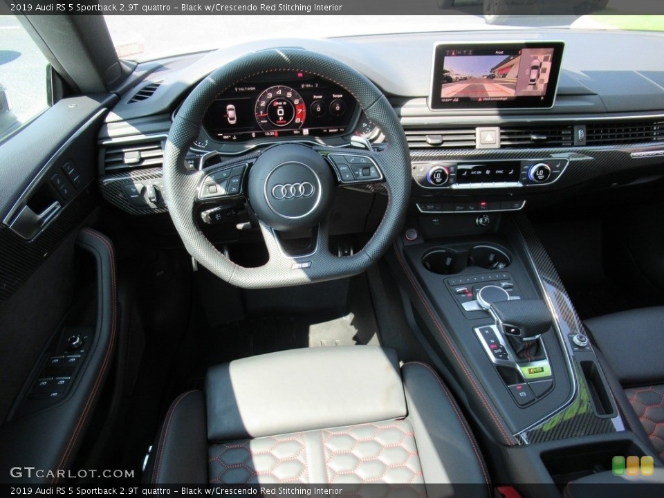 Black w/Crescendo Red Stitching Interior Photo for the 2019 Audi RS 5 Sportback 2.9T quattro #142662089