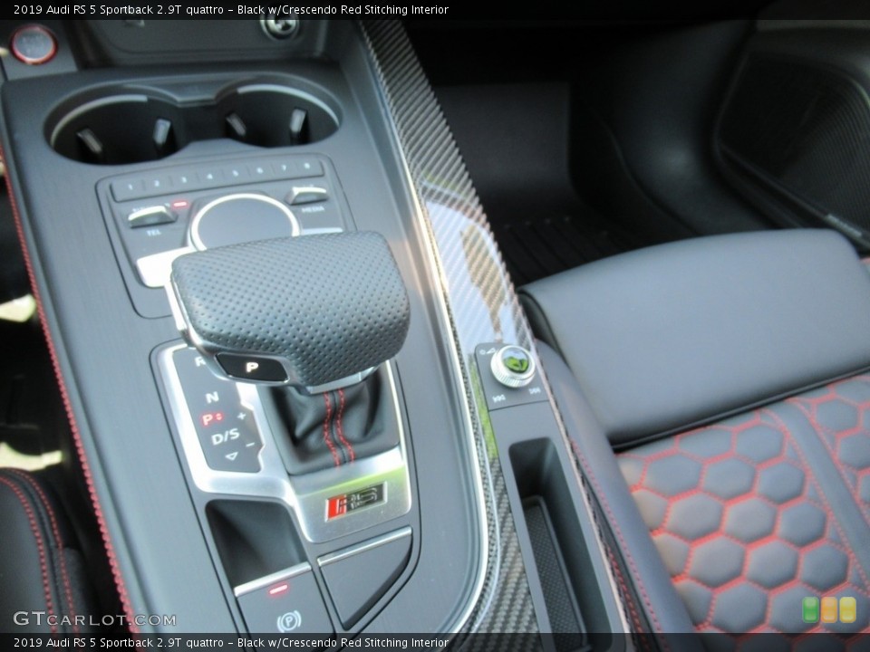 Black w/Crescendo Red Stitching Interior Transmission for the 2019 Audi RS 5 Sportback 2.9T quattro #142662113