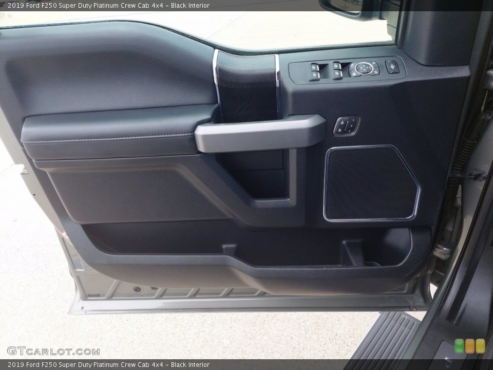 Black Interior Door Panel for the 2019 Ford F250 Super Duty Platinum Crew Cab 4x4 #142664620