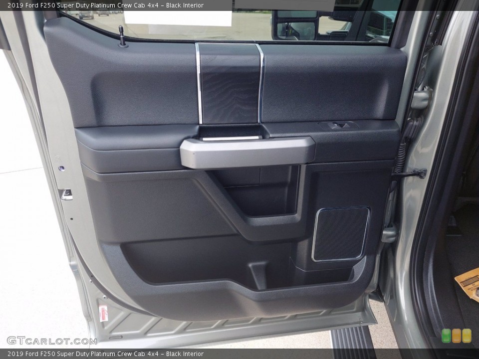 Black Interior Door Panel for the 2019 Ford F250 Super Duty Platinum Crew Cab 4x4 #142664956