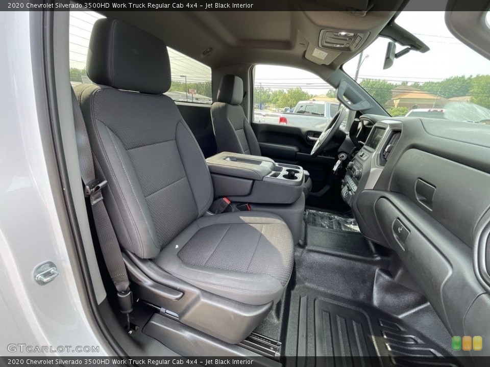 Jet Black Interior Photo for the 2020 Chevrolet Silverado 3500HD Work Truck Regular Cab 4x4 #142666828