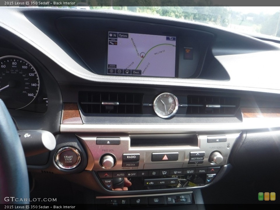 Black Interior Controls for the 2015 Lexus ES 350 Sedan #142669885