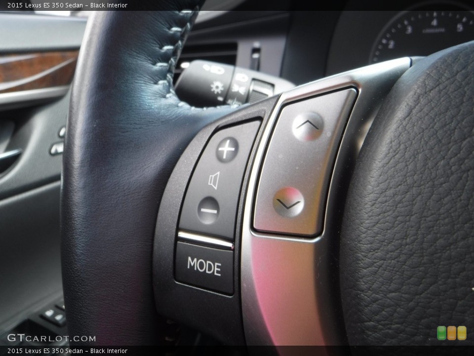 Black Interior Steering Wheel for the 2015 Lexus ES 350 Sedan #142669939