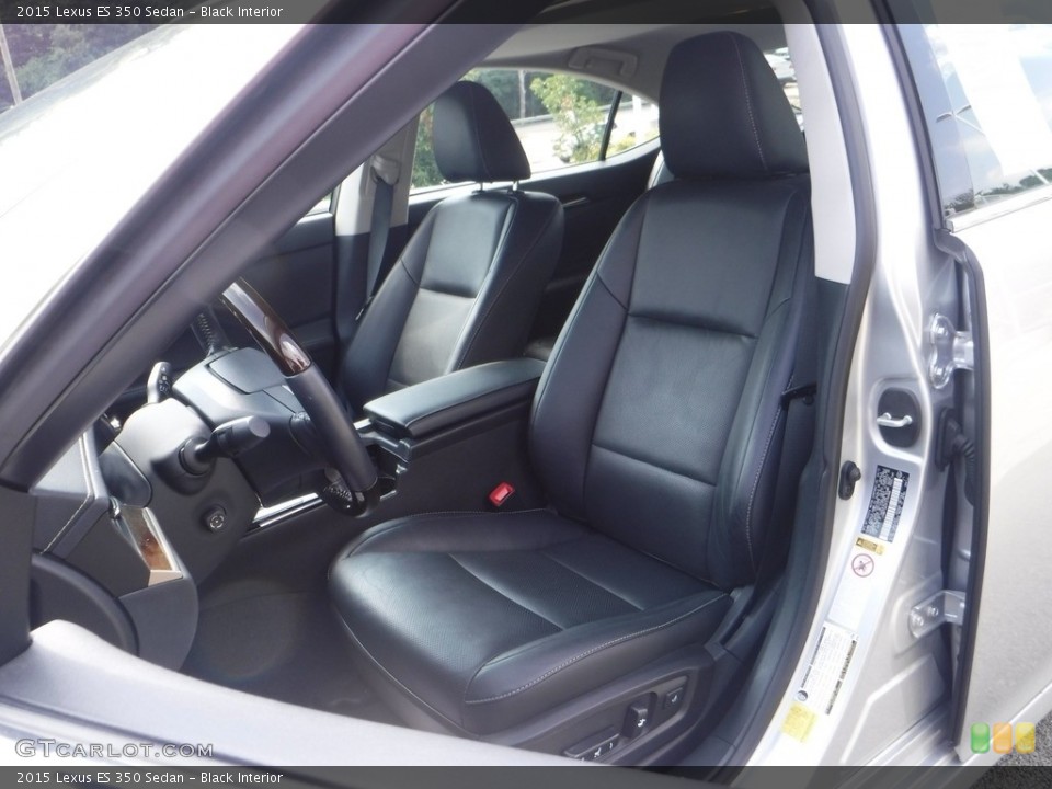 Black Interior Front Seat for the 2015 Lexus ES 350 Sedan #142670113