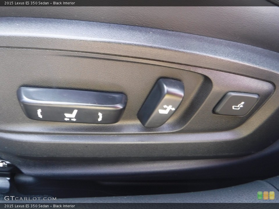 Black Interior Front Seat for the 2015 Lexus ES 350 Sedan #142670128