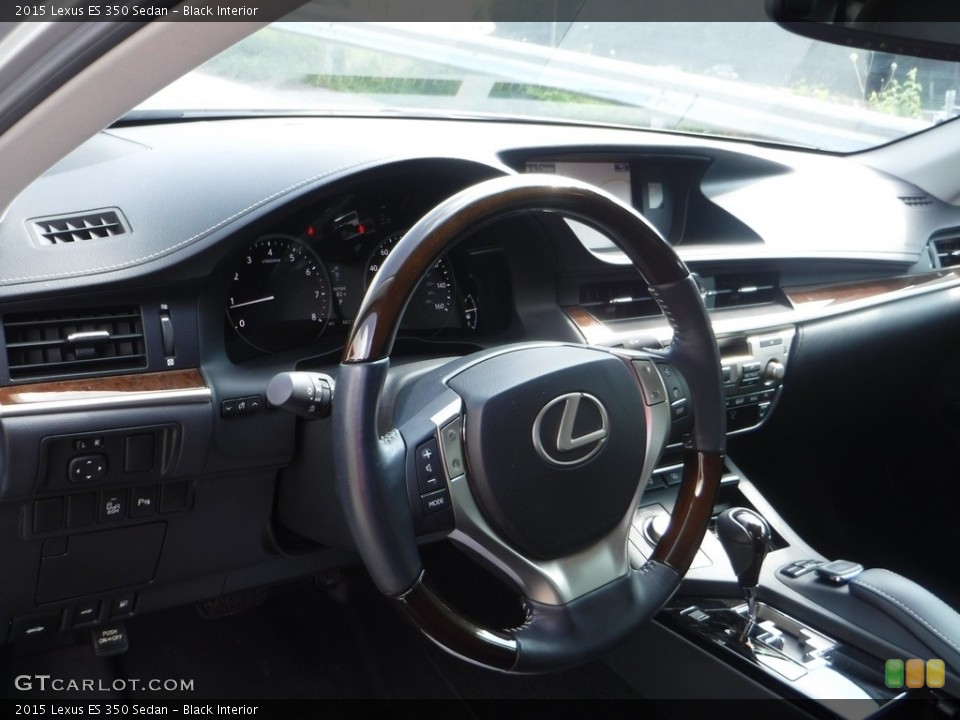 Black Interior Dashboard for the 2015 Lexus ES 350 Sedan #142670143