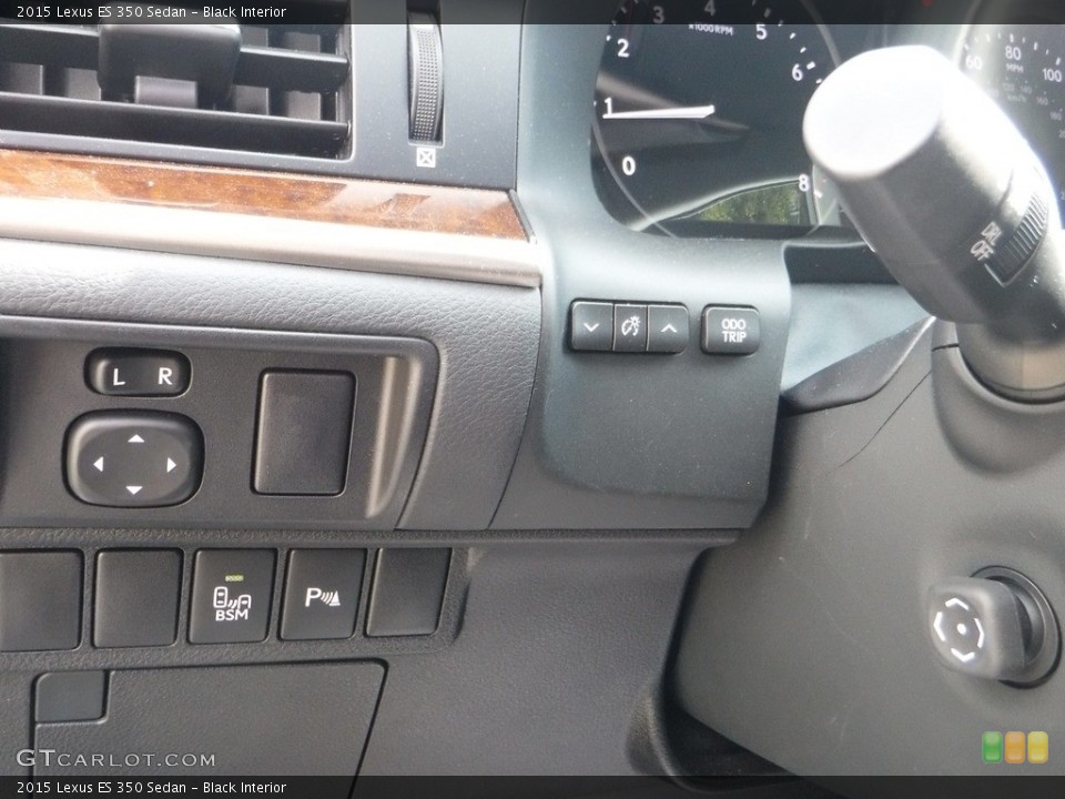Black Interior Controls for the 2015 Lexus ES 350 Sedan #142670164
