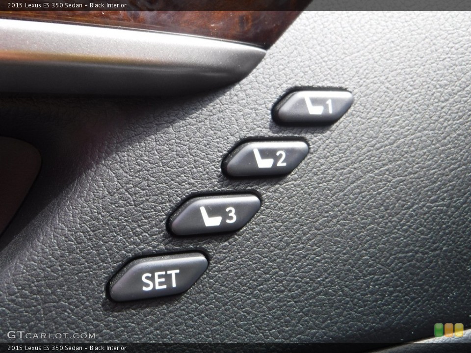 Black Interior Controls for the 2015 Lexus ES 350 Sedan #142670194