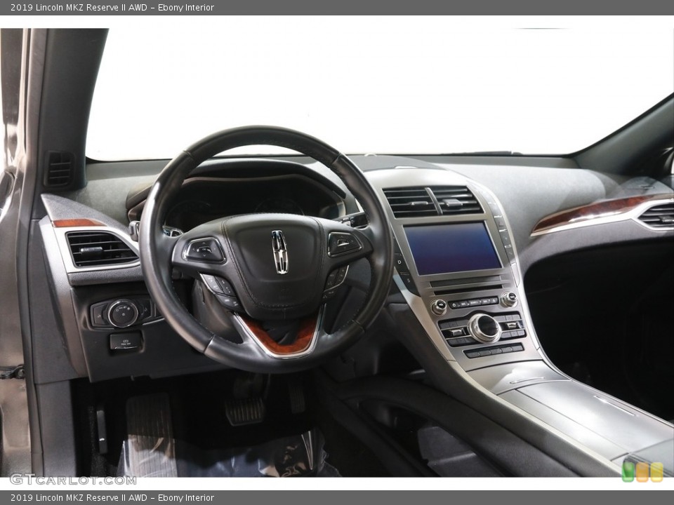 Ebony Interior Dashboard for the 2019 Lincoln MKZ Reserve II AWD #142671629