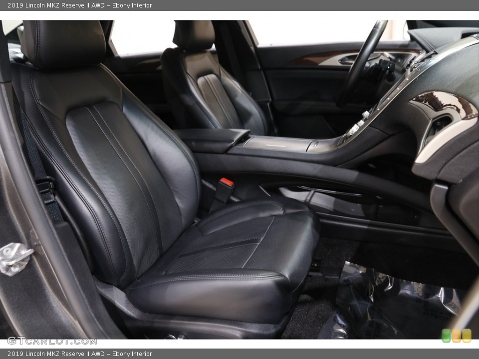 Ebony Interior Front Seat for the 2019 Lincoln MKZ Reserve II AWD #142671860
