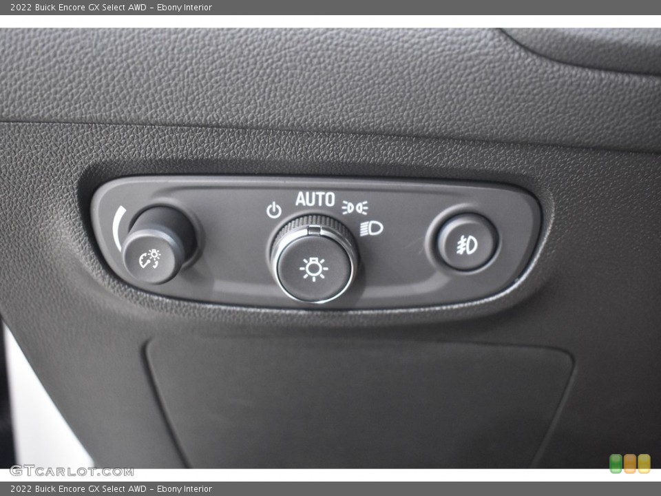 Ebony Interior Controls for the 2022 Buick Encore GX Select AWD #142673846