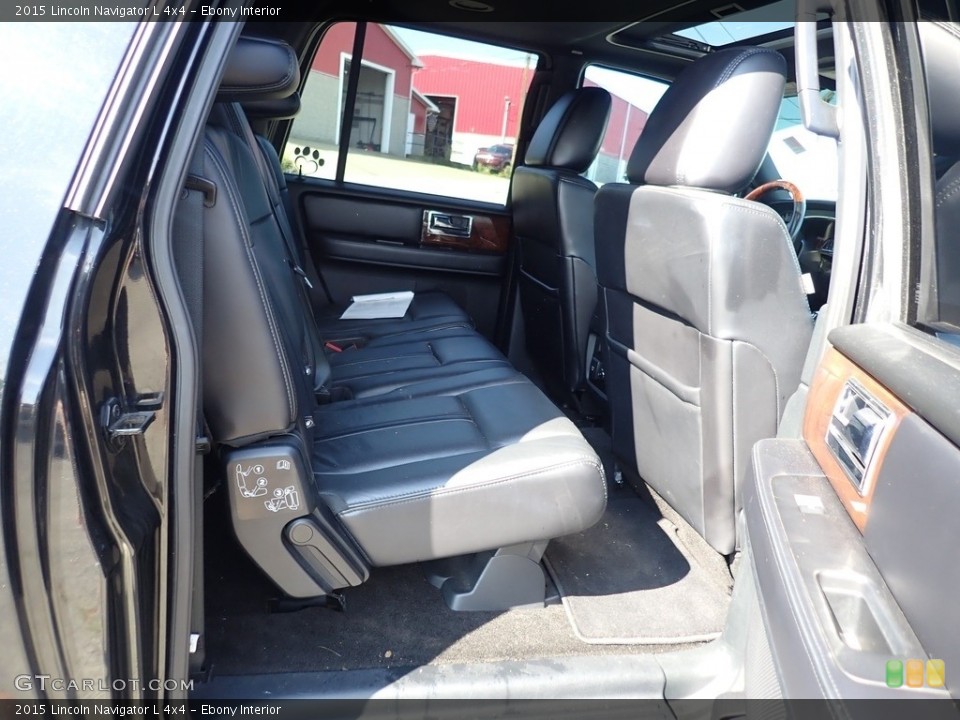 Ebony Interior Rear Seat for the 2015 Lincoln Navigator L 4x4 #142673948