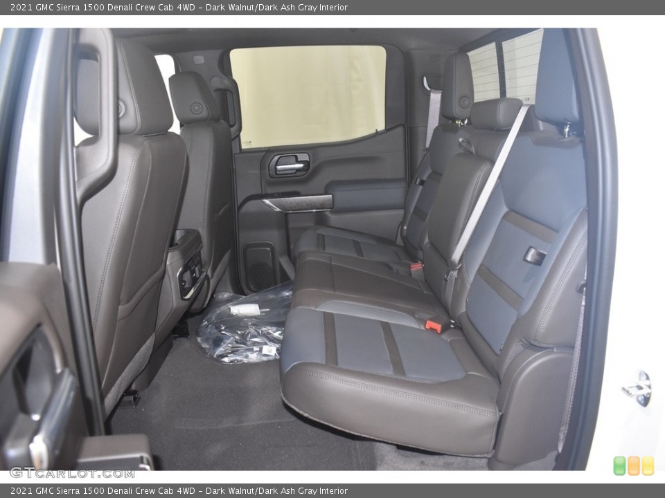 Dark Walnut/Dark Ash Gray Interior Rear Seat for the 2021 GMC Sierra 1500 Denali Crew Cab 4WD #142674068