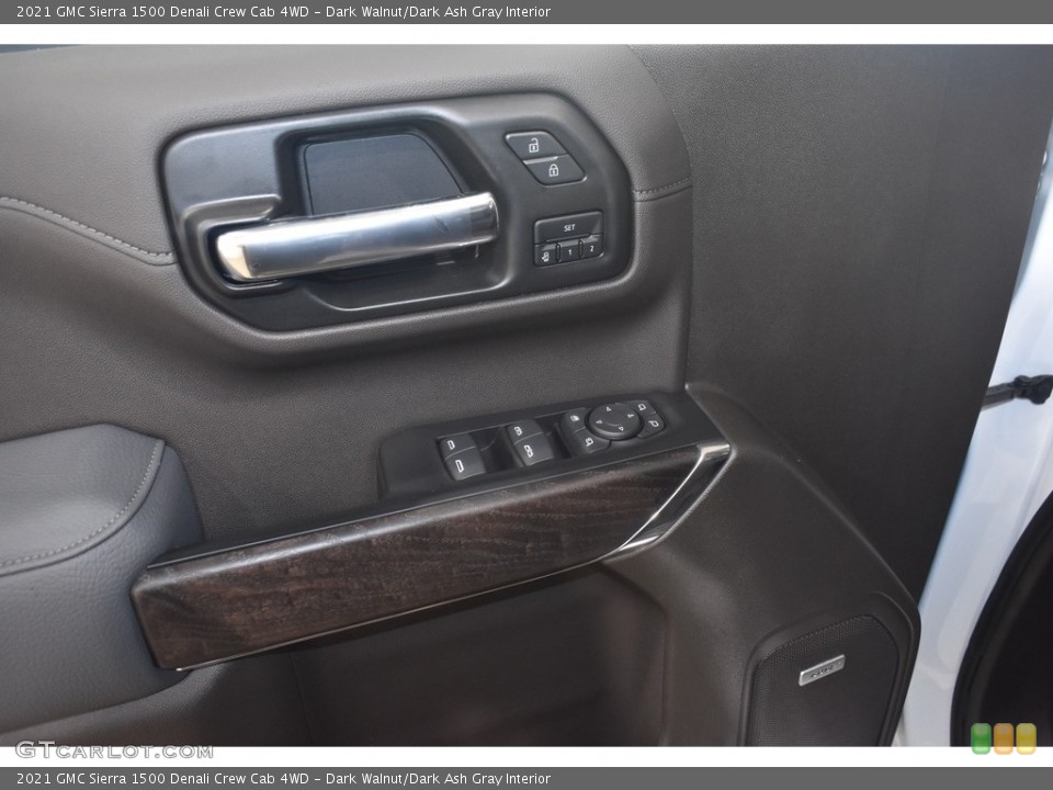 Dark Walnut/Dark Ash Gray Interior Door Panel for the 2021 GMC Sierra 1500 Denali Crew Cab 4WD #142674092