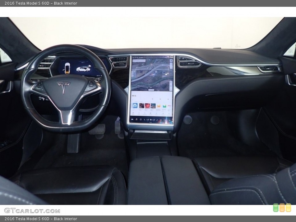 Black Interior Dashboard for the 2016 Tesla Model S 60D #142675625