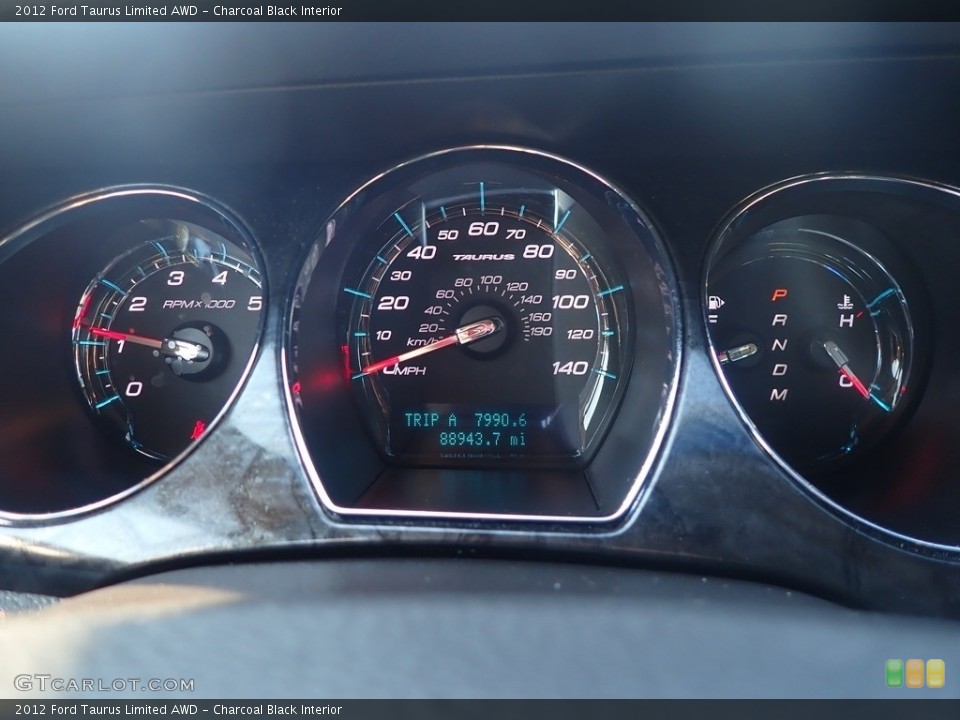 Charcoal Black Interior Gauges for the 2012 Ford Taurus Limited AWD #142676078