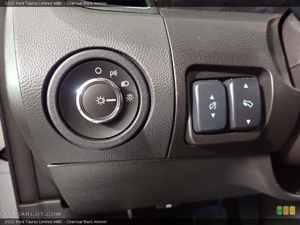 Charcoal Black Interior Controls for the 2012 Ford Taurus Limited AWD #142676106
