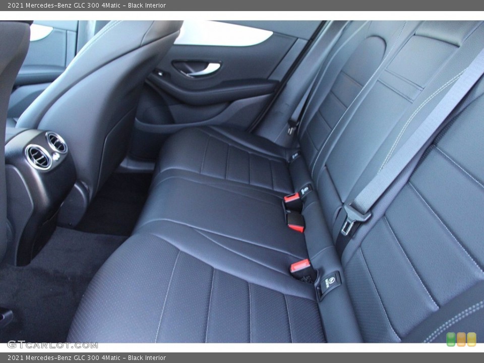 Black Interior Rear Seat for the 2021 Mercedes-Benz GLC 300 4Matic #142676507