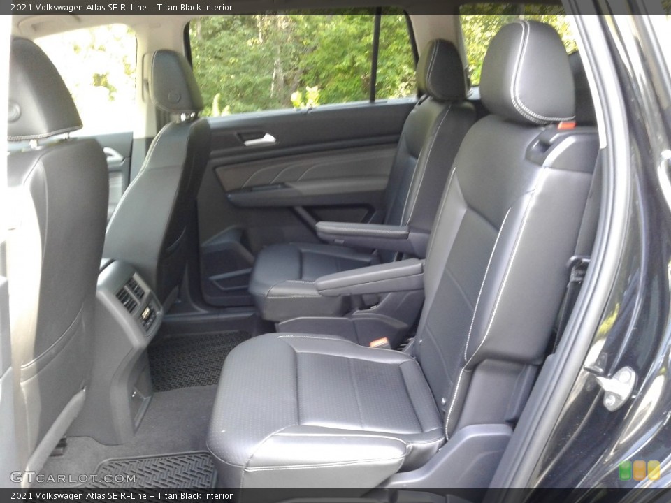 Titan Black Interior Rear Seat for the 2021 Volkswagen Atlas SE R-Line #142676573