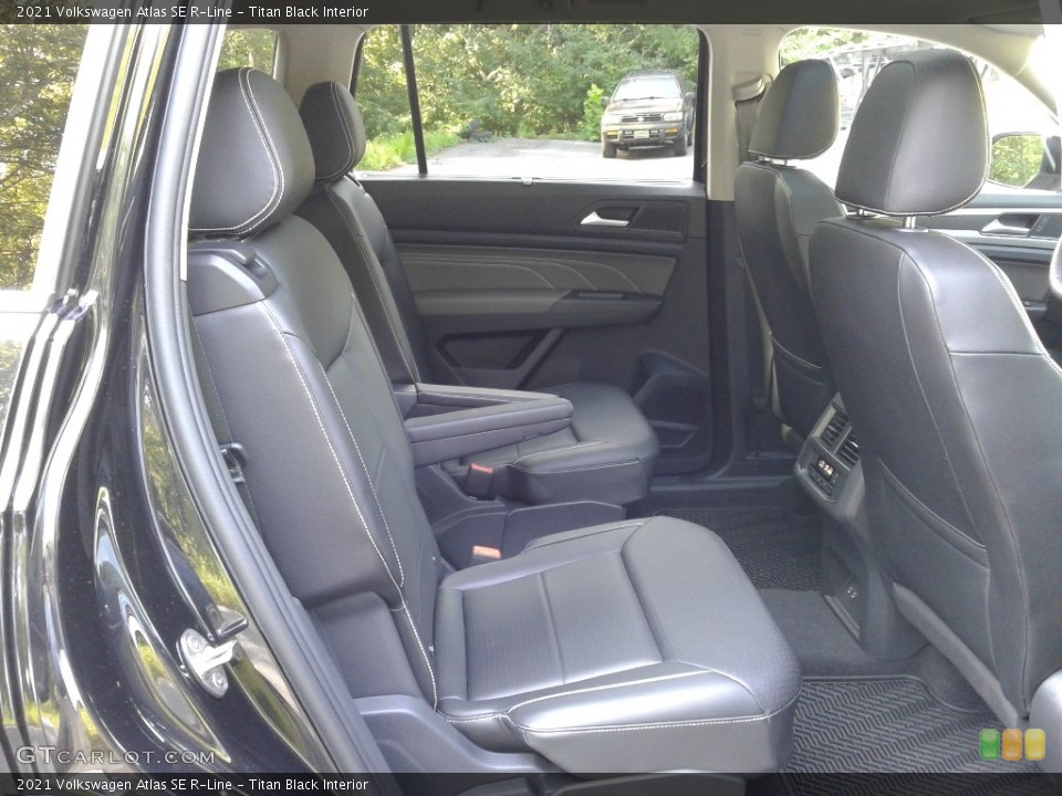 Titan Black Interior Rear Seat for the 2021 Volkswagen Atlas SE R-Line #142676636