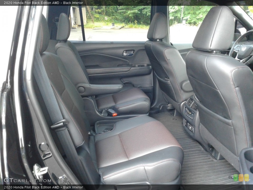 Black Interior Rear Seat for the 2020 Honda Pilot Black Edition AWD #142677062