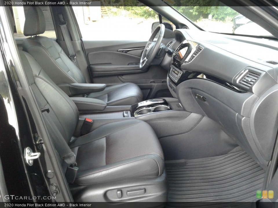Black Interior Front Seat for the 2020 Honda Pilot Black Edition AWD #142677071