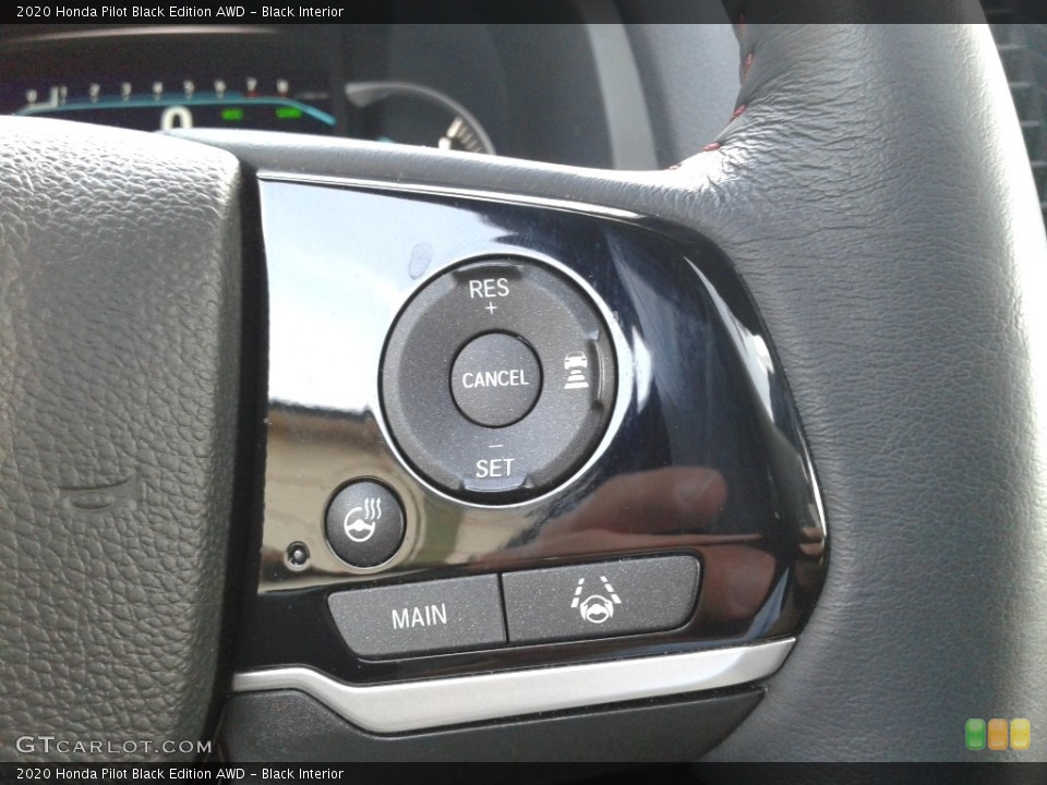 Black Interior Steering Wheel for the 2020 Honda Pilot Black Edition AWD #142677110