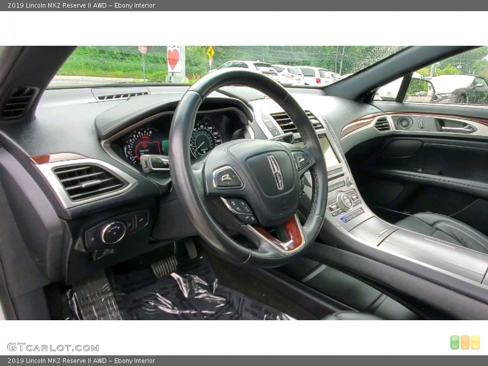 Ebony Interior Front Seat for the 2019 Lincoln MKZ Reserve II AWD #142679542