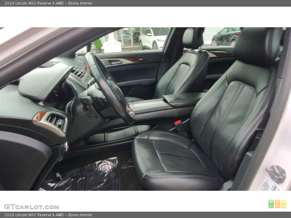Ebony Interior Front Seat for the 2019 Lincoln MKZ Reserve II AWD #142679560
