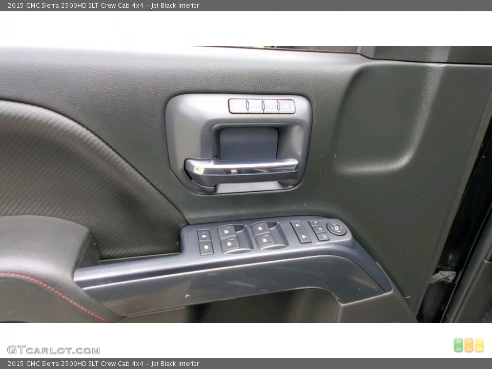 Jet Black Interior Door Panel for the 2015 GMC Sierra 2500HD SLT Crew Cab 4x4 #142679563