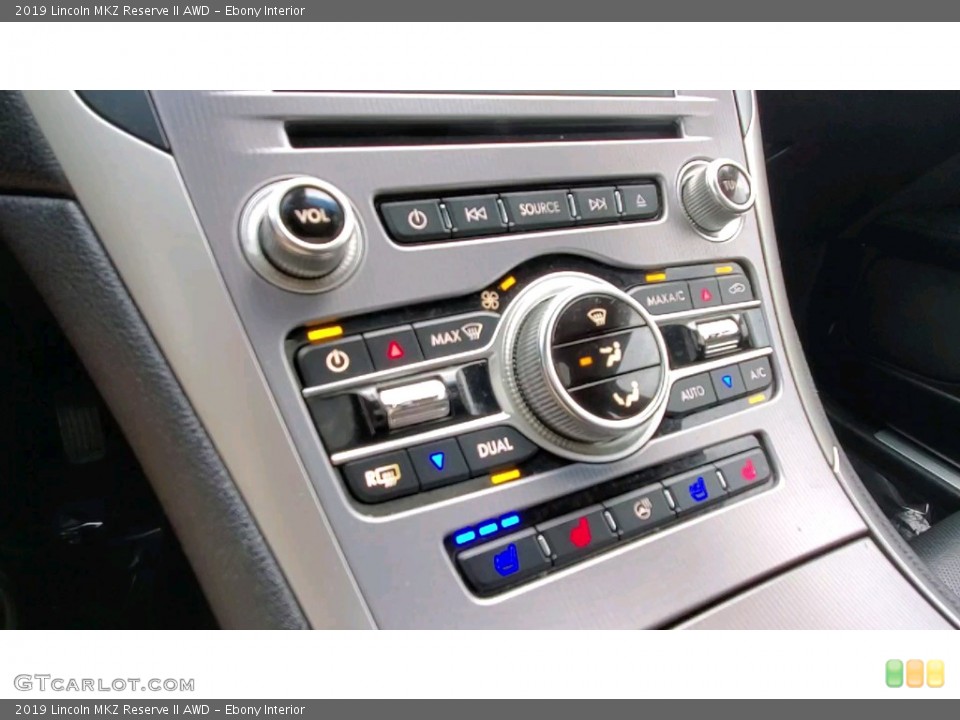 Ebony Interior Controls for the 2019 Lincoln MKZ Reserve II AWD #142679638