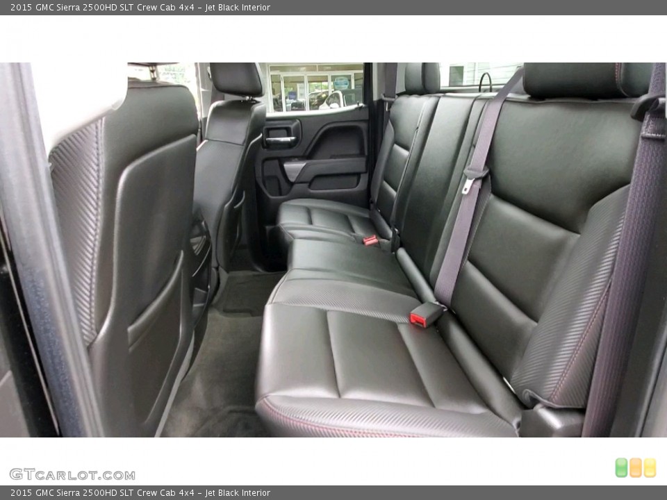 Jet Black Interior Rear Seat for the 2015 GMC Sierra 2500HD SLT Crew Cab 4x4 #142679644