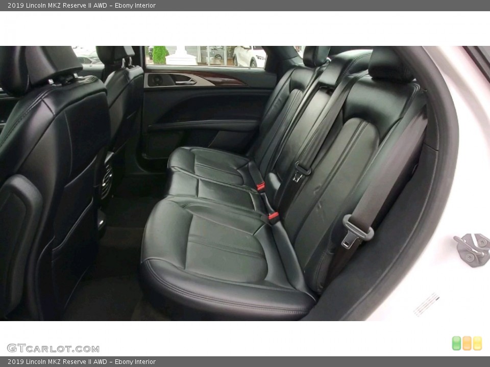 Ebony Interior Rear Seat for the 2019 Lincoln MKZ Reserve II AWD #142679677