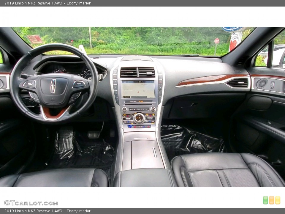 Ebony Interior Dashboard for the 2019 Lincoln MKZ Reserve II AWD #142679689