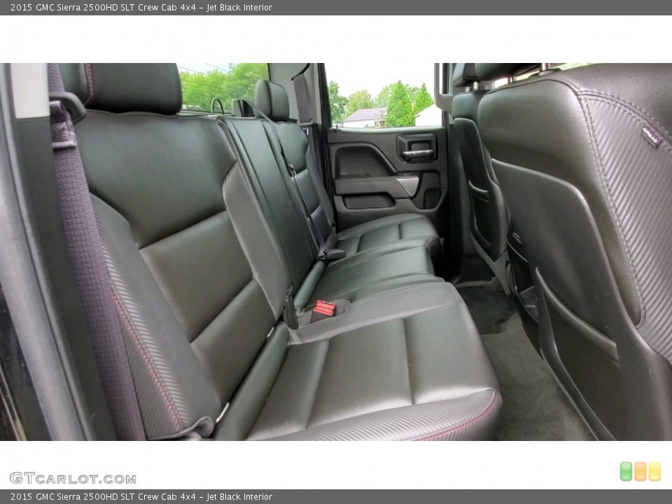 Jet Black Interior Rear Seat for the 2015 GMC Sierra 2500HD SLT Crew Cab 4x4 #142679734