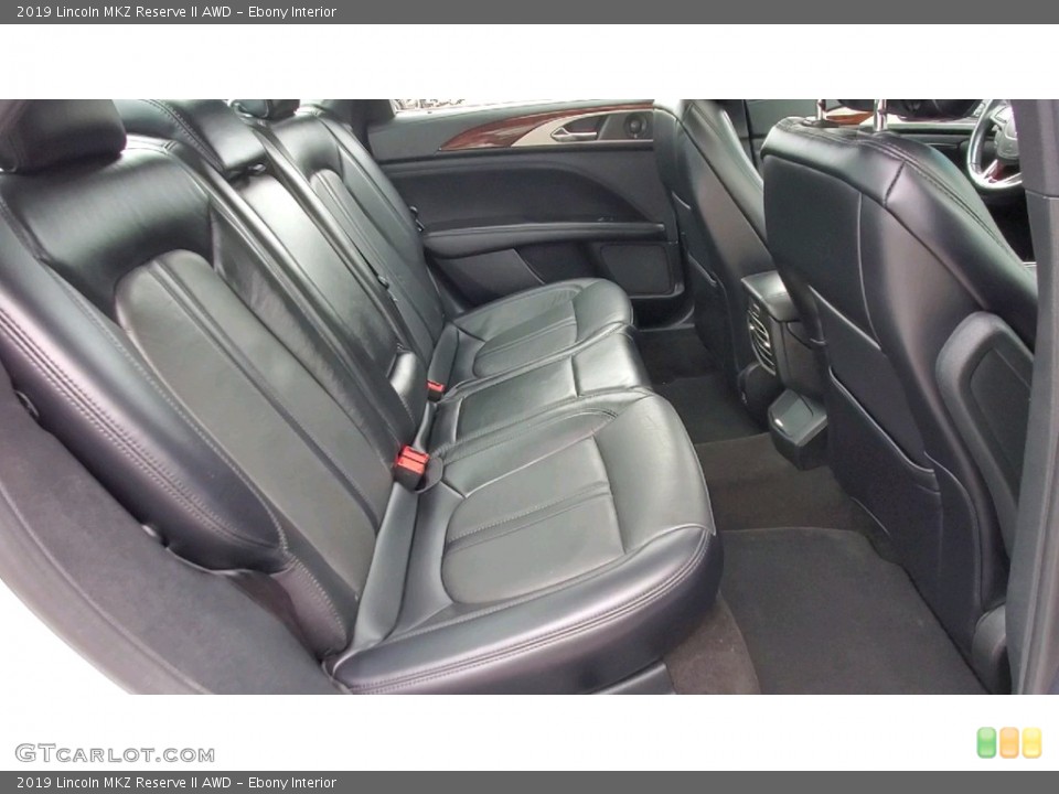 Ebony Interior Rear Seat for the 2019 Lincoln MKZ Reserve II AWD #142679767