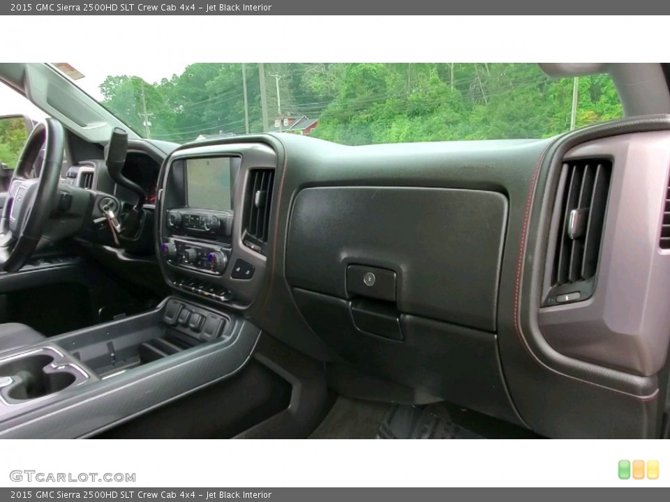 Jet Black Interior Dashboard for the 2015 GMC Sierra 2500HD SLT Crew Cab 4x4 #142679770