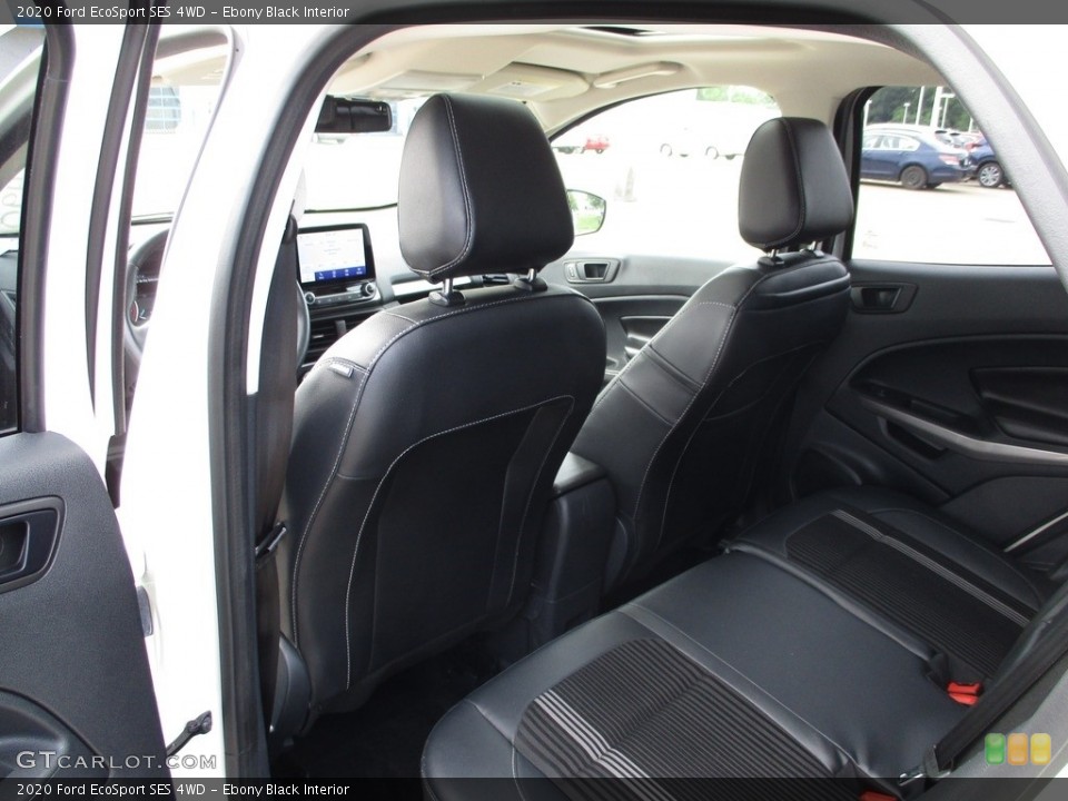 Ebony Black Interior Rear Seat for the 2020 Ford EcoSport SES 4WD #142679848