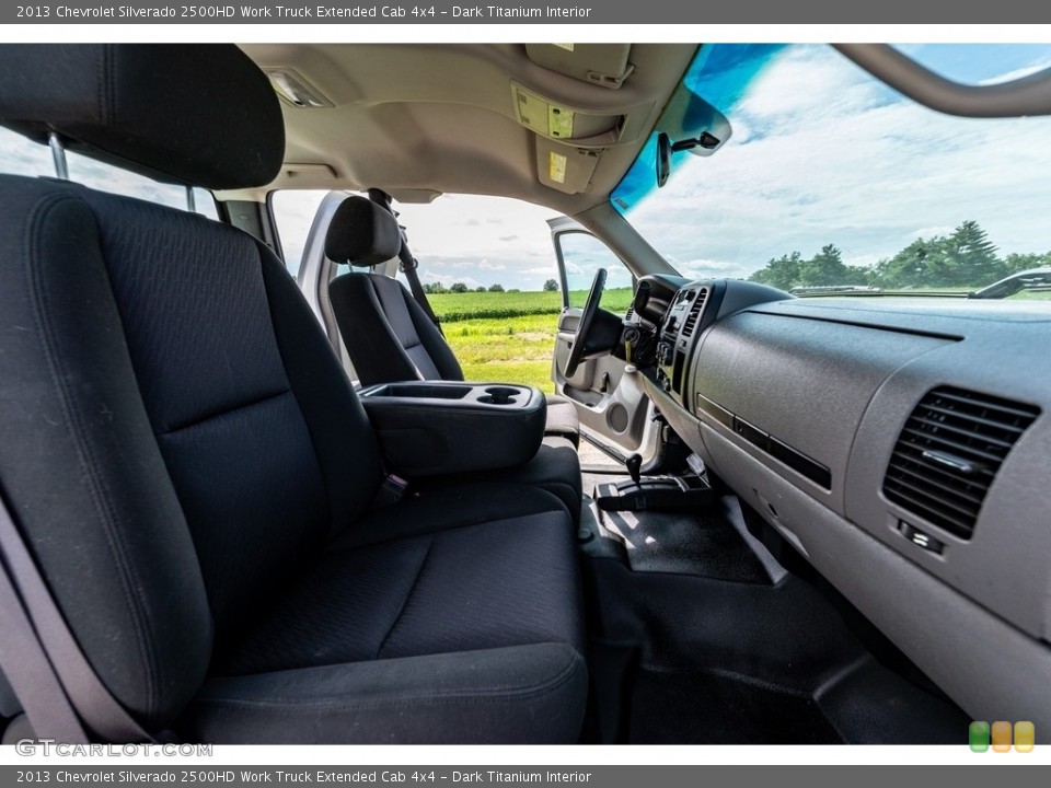 Dark Titanium Interior Front Seat for the 2013 Chevrolet Silverado 2500HD Work Truck Extended Cab 4x4 #142679917