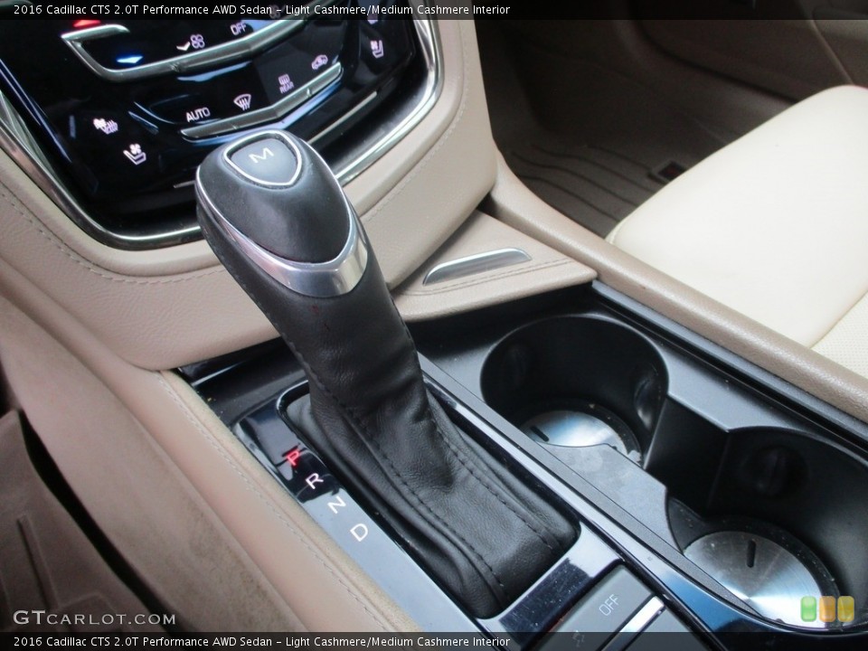 Light Cashmere/Medium Cashmere Interior Transmission for the 2016 Cadillac CTS 2.0T Performance AWD Sedan #142683109