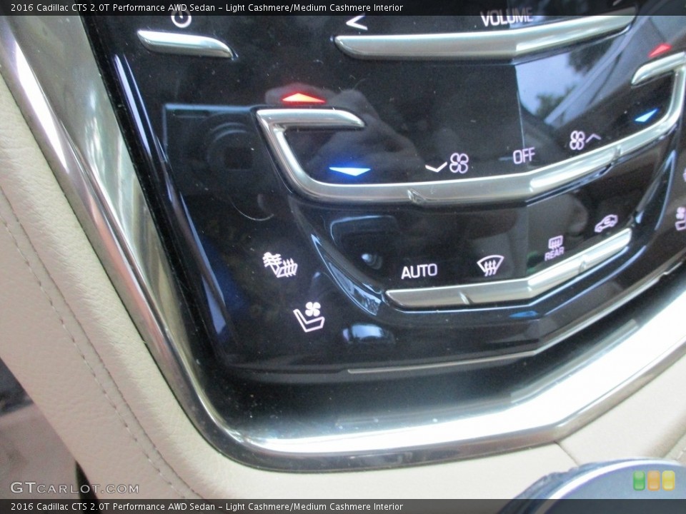 Light Cashmere/Medium Cashmere Interior Controls for the 2016 Cadillac CTS 2.0T Performance AWD Sedan #142683181