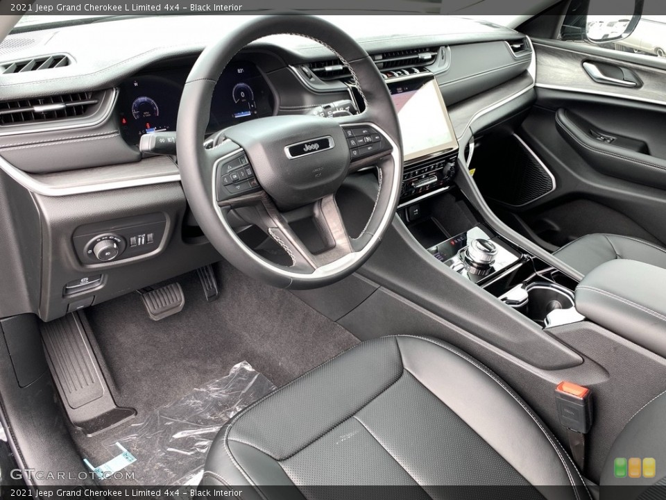 Black Interior Photo for the 2021 Jeep Grand Cherokee L Limited 4x4 #142684207