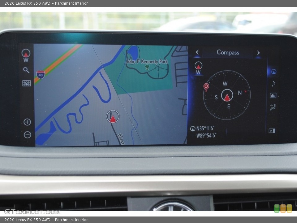 Parchment Interior Navigation for the 2020 Lexus RX 350 AWD #142684585
