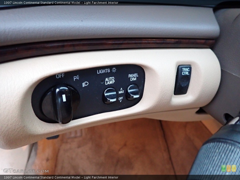 Light Parchment Interior Controls for the 1997 Lincoln Continental  #142684990